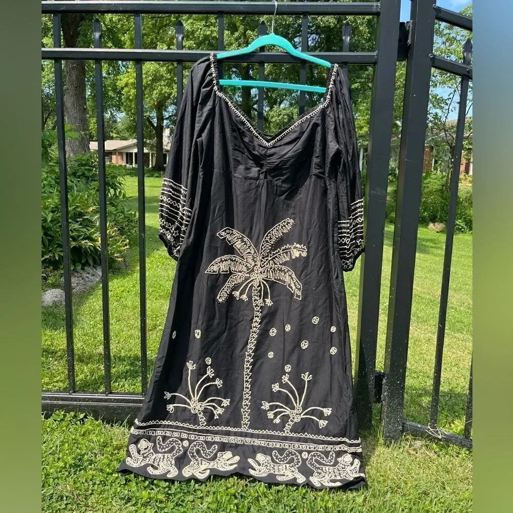 FARM Rio Sweetheart Cutout Beaded Midi Dress NWT - Picture 8 of 12